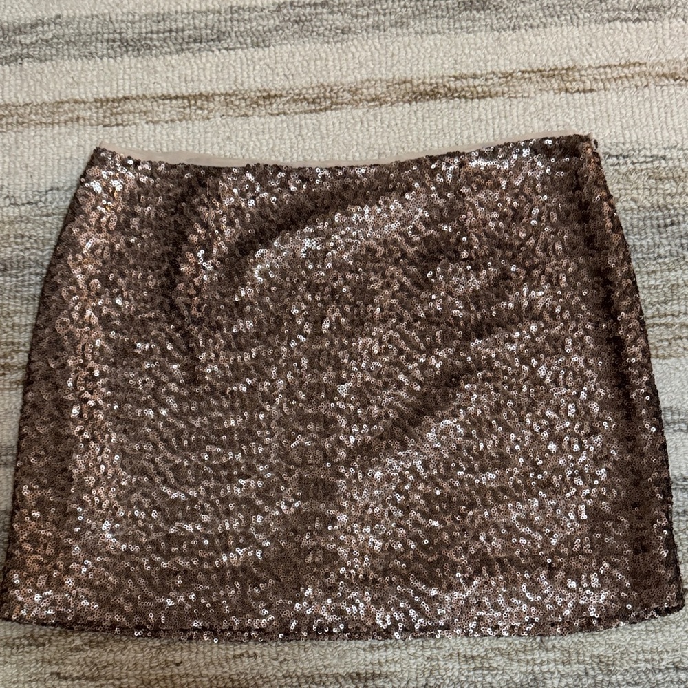GAP Sequin Mini Skirt - Brown